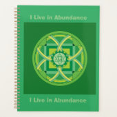 I Live in Abundance Law Planner (Voorkant)