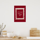 I Live So I Love Poster (Keuken)