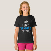 I Live thinking of you football T-shirt (Voorkant volledig)