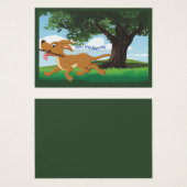 I Live to retrieve Visitekaartje (Voorkant /achterkant)