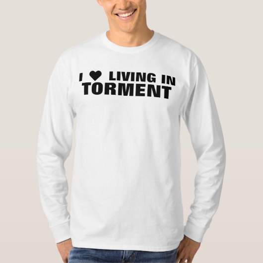 I LIVING IN TORMENT T-SHIRT (Voorkant)