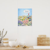 I’ll Give You Everything – Floral Robot Poster (Keuken)