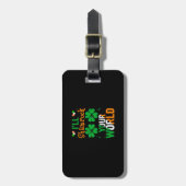 i_ll shamrock uw wereld op Patrick_s dag Bagagelabel (Voorkant verticaal)