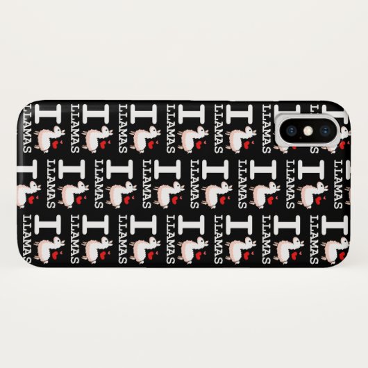 I Llama Llamas Case-Mate iPhone Case (Achterkant (horizontaal))