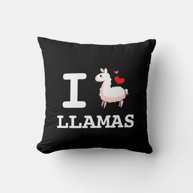 I Llama Llamas Kussen (Voorkant)