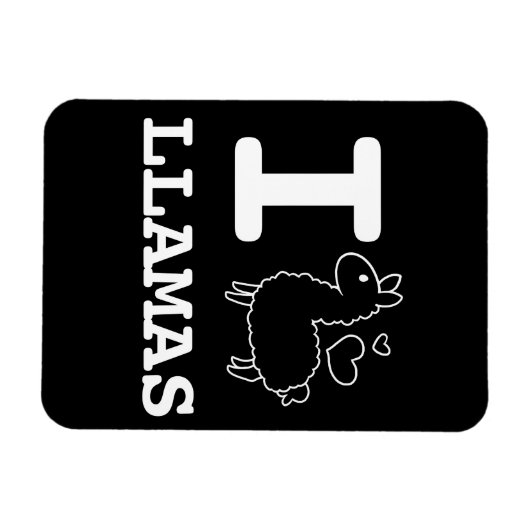 I Llama Llamas Magneet (Horizontaal)