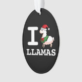 I Llama Llamas Ornament (voorkant)