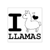 I Llama Llamas Rubberstempel (Afrduk)