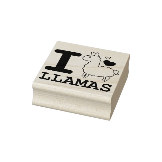 I Llama Llamas Rubberstempel (Stempel)