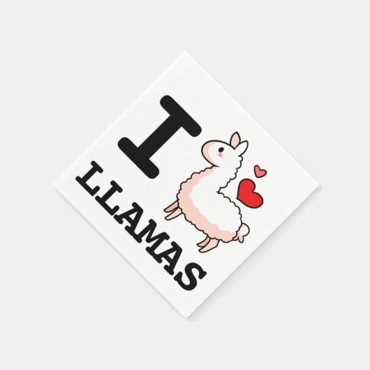 I Llama Llamas Servetten (Hoek)