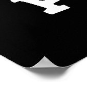 I Loaf Puns Funny Bread Pun Dark BG Poster (Hoek)