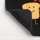 I Loaf You Funny Valentine's Day Bread Lover Gift Muismat (Hoek)