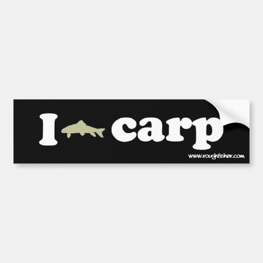 i logo karper bumpersticker (Voorkant)