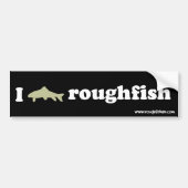 i logo roughfish bumpersticker (Voorkant)