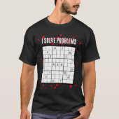 I Los problemen op SUDOKU T-shirt (Voorkant)