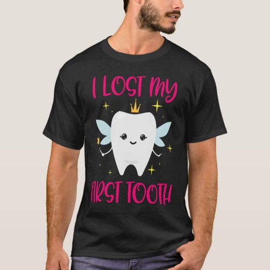 I Lost My First Tooth 1st Tooth Fairy  Daughter T-shirt (Voorkant)