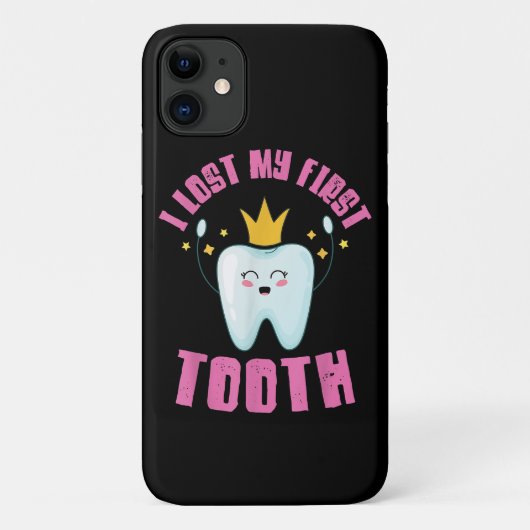I Lost My First Tooth Teeth Out Kids Gift Case-Mate iPhone Case (Achterkant)