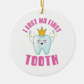 I Lost My First Tooth Teeth Out Kids Gift Keramisch Ornament (Voorkant)