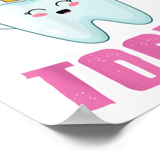 I Lost My First Tooth Teeth Out Kids Gift Poster (Hoek)