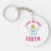 I Lost My First Tooth Teeth Out Kids Gift Sleutelhanger (Voorkant)