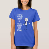 I lost my to-do list t-shirt (Voorkant)