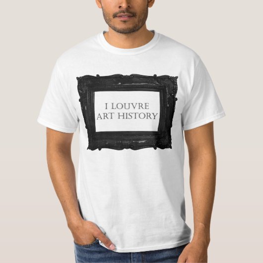 I Louvre Art History T-shirt (Voorkant)