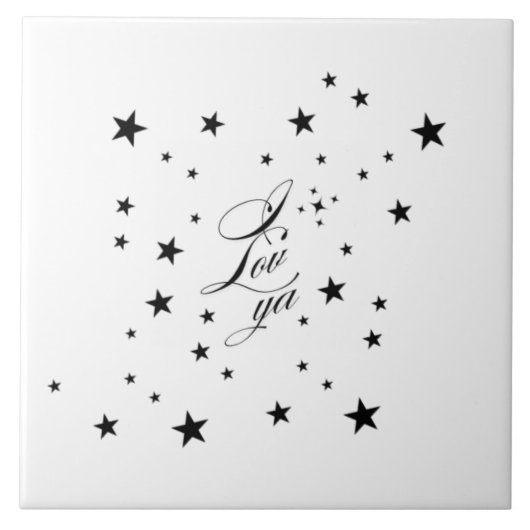 I lov ya  tegeltje (Voorkant)