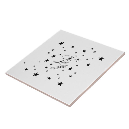 I lov ya tegeltje (Zijkant)