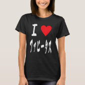 I love ファヒータス Fajitas Tex mex Arrachera Foodie Fan T-shirt (Voorkant)