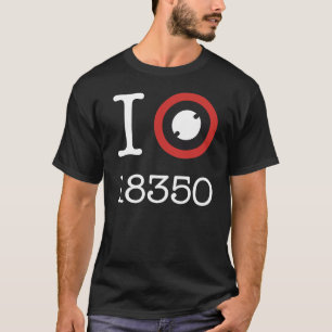 I Love 18350 Li-Ion Batteries T-shirt