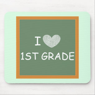 I Love 1st Grade Muismat