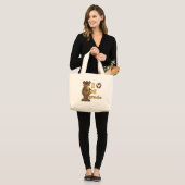 I Love 1st Grade Tshirts and Gifts Grote Tote Bag (Voorkant (model))
