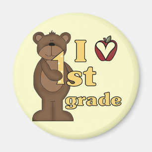 I Love 1st Grade Tshirts and Gifts Magneet