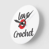 I Love 2 Crochet  Ronde Klok (Hoek)
