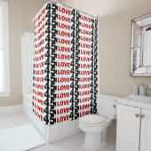 I Love 45 Shower Curtain Douchegordijn (In situ)