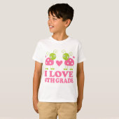 I Love 4th Grade Ladybug T-shirt (Voorkant volledig)