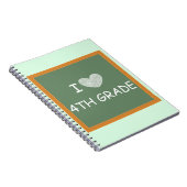 I Love 4th Grade Notitieboek (Rechterzijde)
