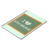 I Love 4th Grade Notitieboek (Linkerzijde)