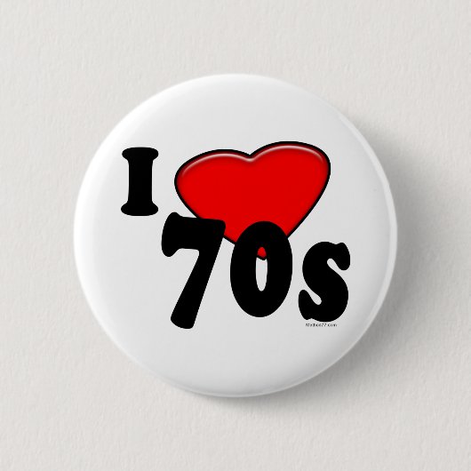 I Love 70s Button (Voorkant)