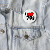 I Love 70s Button (In situ)