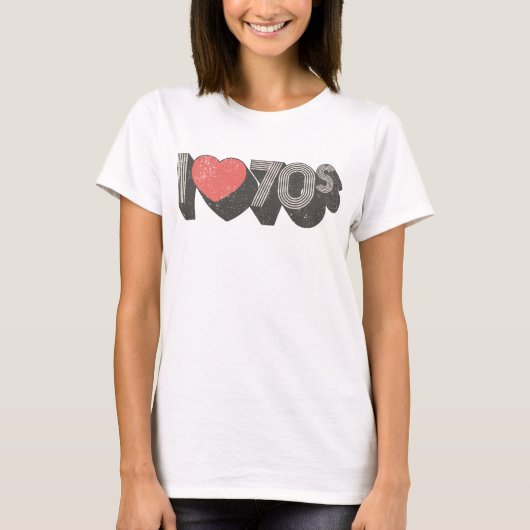I Love 70s T-shirt (Voorkant)