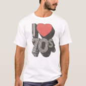 I Love 70s T-shirt (Voorkant)