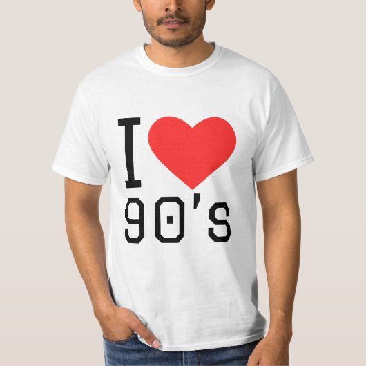 I love 90s t-shirt (Voorkant)