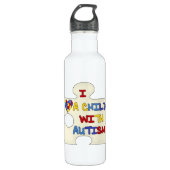 I Love a Child With Autism Waterfles (Voorkant)