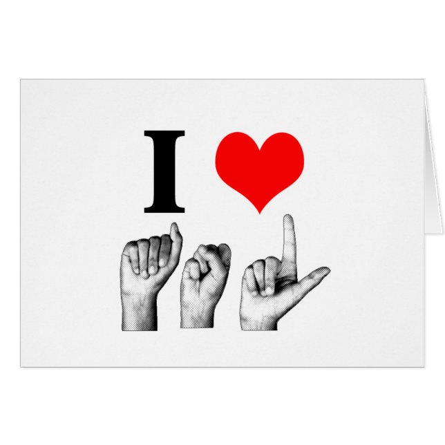 I Love A-S-L (Voorkant Horizontaal)