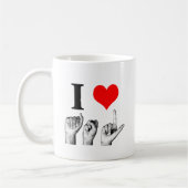 I Love A-S-L (2) Koffiemok (Links)