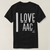 I Love AAC T-shirt (Design voorkant)