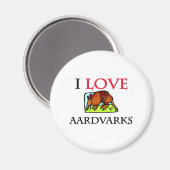 I Love Aardvarks Magneet (Voorkant / Achterkant)