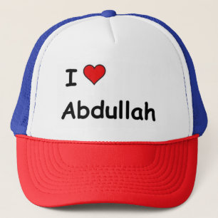 I Love Abdullah Trucker Pet