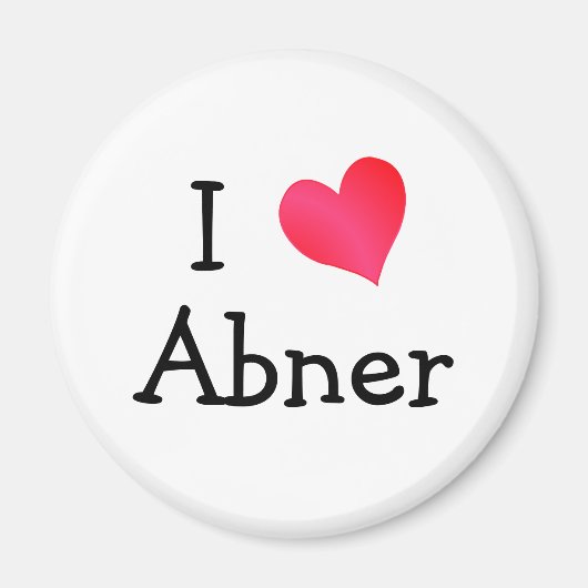 I Love Abner Magneet (Voorkant)